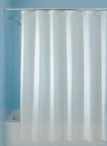 Interdesign 22781 Carlton Polyester Fabric Shower Curtain