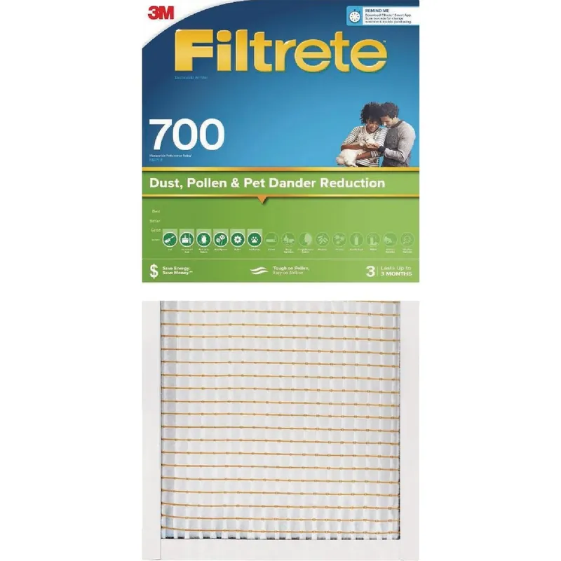 Filtrete 16 In. W X 24 In. H X 1 In. Polypropylene 700 MPR Pleated Air Filter 1 Pk