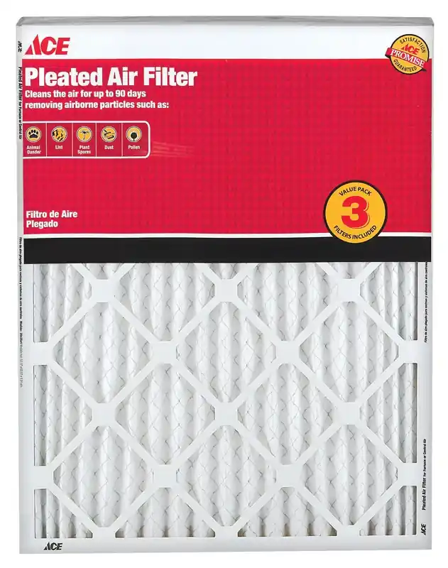 20 Inch Wide X 16 Inch High Pleated Air Filter For Superior Air Quality