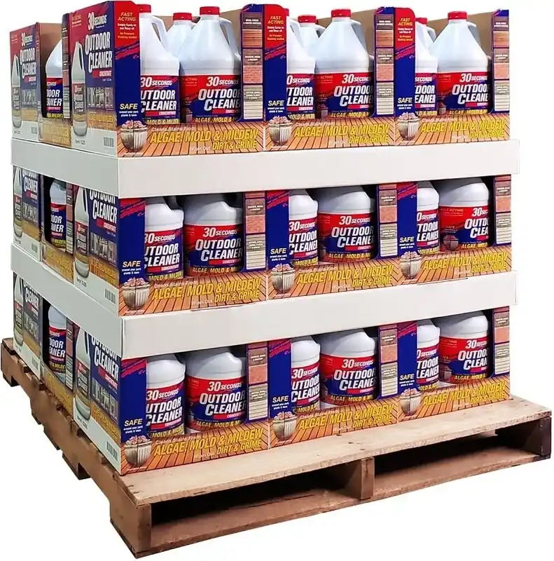 30 Seconds Outdoor Cleaner – 1 Gal Fast‑Acting Bleach‑Based Liquid For Decks, Patios & Exterior Surfaces