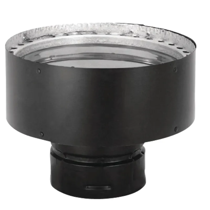 Pelletvent 3 In. X 6 In. Double-wall Chimney Pipe Adapter For Efficient Venting