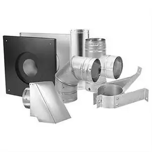 Pellet Stove-Vent Multi-Fuel Horizontal Kit, 3-In.
