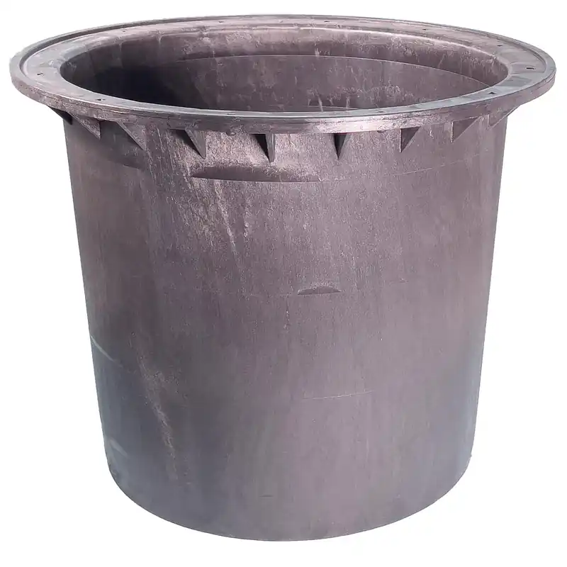 24 In. W X 24 In. D Round Sump Basin, 45 Gallon Capacity