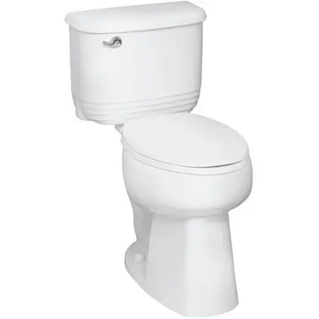 Windham Ada Elongated Toilet Bowl - Low Consumption, White Finish