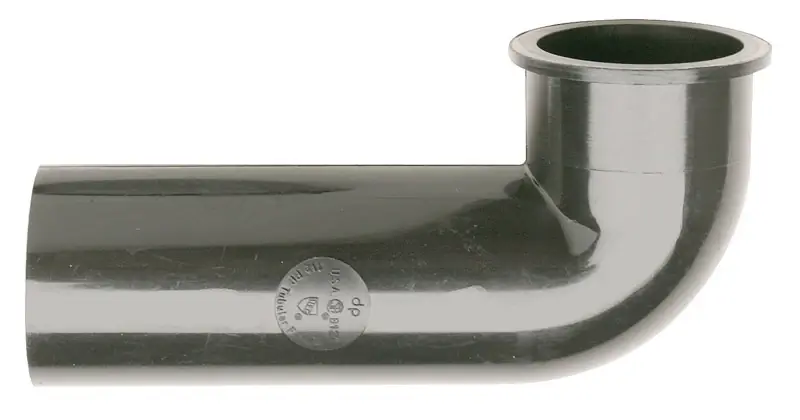 Garbage Disposal Elbow Plastic 1.5 Inch Inlet 4.75 Inch Length Model Ace855-78b