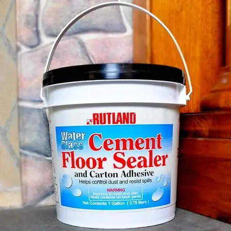 1 Gallon Water Glass Cement Floor Sealer For Indoor And Outdoor Use