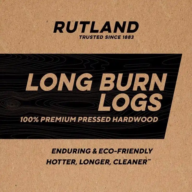Rutland Long Burn Logs Fire Log 2 Hr 1 Pk
