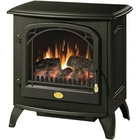 Traditional Full-size Electric Stove Heater With Realistic Flame Effect