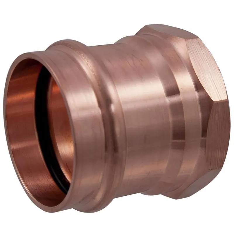 NIBCO 1 In. Press X 1 In. D FIP Copper Adapter 1 Pk