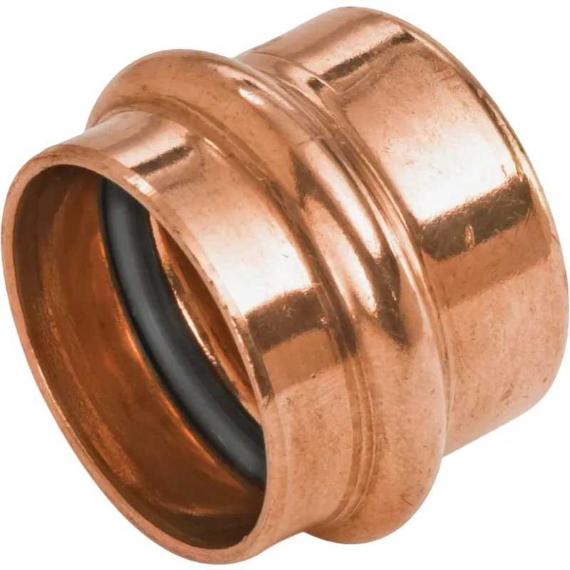 NIBCO 1/2 In. Press X 1/2 In. D Press Wrought Copper Cap 10 Pk
