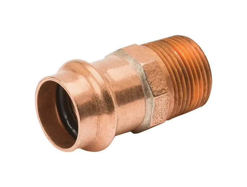 NIBCO Press System 3/4 In. Press X 3/4 In. D MIP Copper Adapter 1 Pk