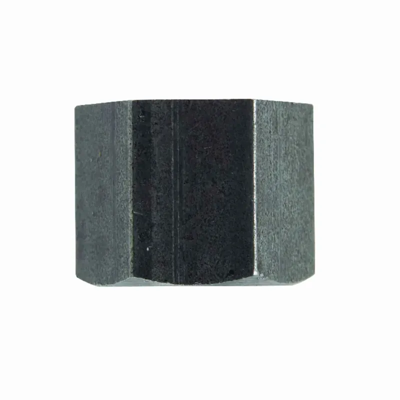 1/4 In. Fpt Black Steel Hex Pipe Cap - Lead-free