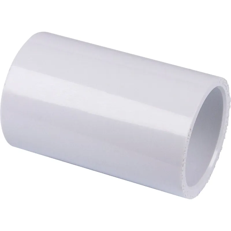 Charlotte Pipe Schedule 40 3/4 In. Socket X 3/4 In. D Socket PVC Coupling 1 Pk