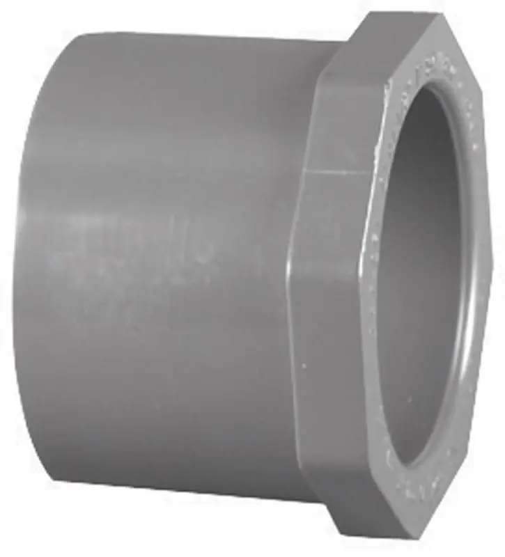 Charlotte Pipe Schedule 80 3/4 In. Spigot X 1/2 In. D Slip PVC Reducing Bushing 1 Pk