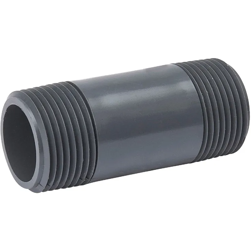 B&K Schedule 80 1-1/4 In. MIP X 1-1/4 In. D MIP PVC 3 In. Nipple 1 Pk