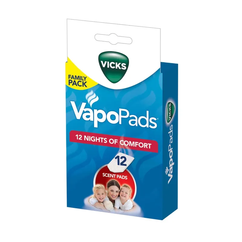 Aroma Pads For Vapopads - 12 Count Boxed Non-medicated Relief