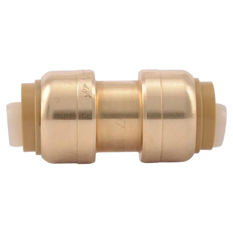 1/2 In. Brass Push-to-Connect Coupling Contractor Pack (10-Pack)