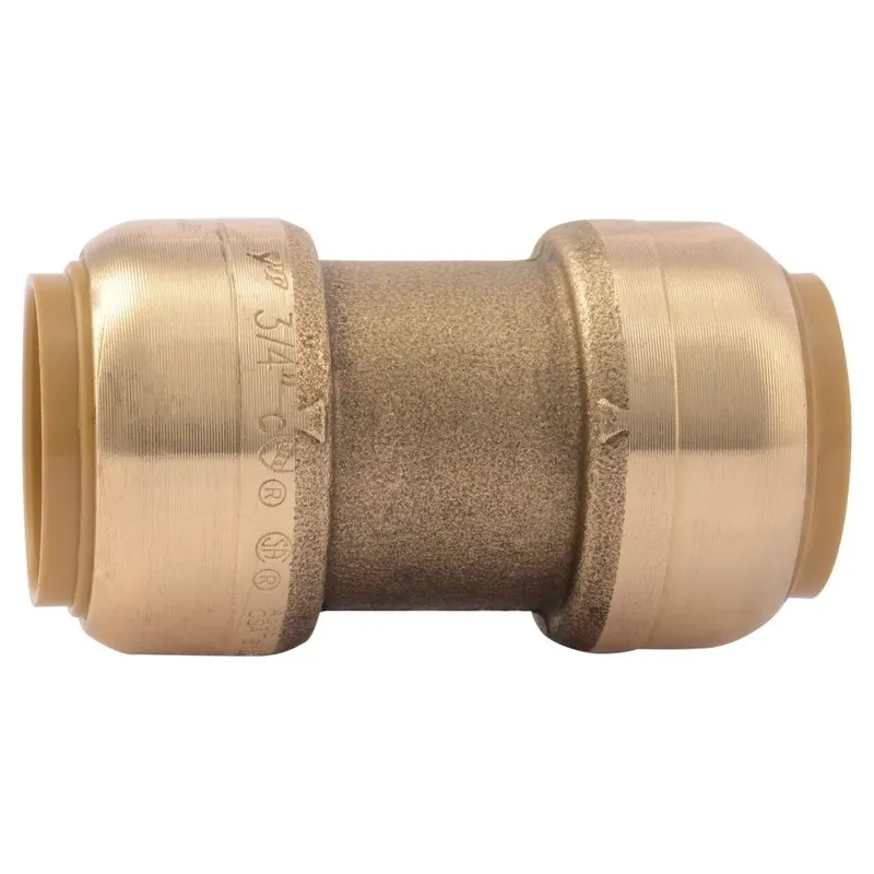 SharkBite 3/4 In. Brass Push-to-Connect Coupling (10-Pack)