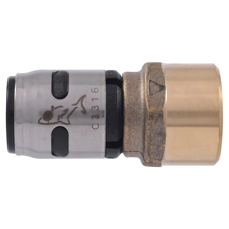 SharkBite EvoPEX 1/2 In. Push X 1/2 In. D FNPT Adapter