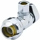 Angle Stop Valves 1/2" X 3/8" Compression Fittings