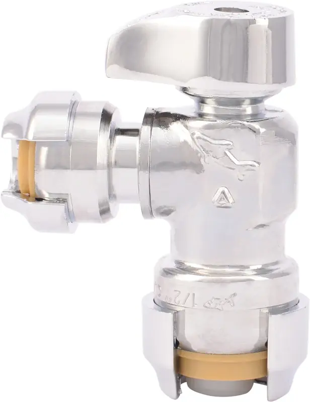 Cash Acme 23048-0000lf Sharkbite 1/2" X 1/4" Angle Valve With 3/8" O.d.