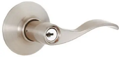 Satin Nickel Avanti Design Entry Lockset By Schlage, Model F51vava619