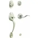F360vply619acc Plymouth/accent Combo Kit In Satin Nickel Finish