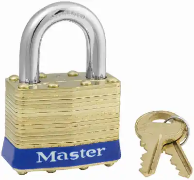 1-3/4 Inch Laminated Brass Padlock - Model 2d By Master Lock
