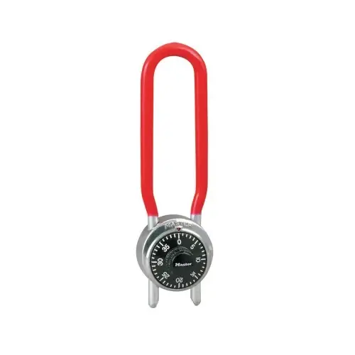 1517d Long Shackle Combination Padlock - Adjustable Shackle, 3-digit Dial