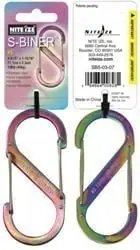 S-biner Size 5 - 100 Lb Capacity, Spectrum Finish, Stainless Steel Carabiner