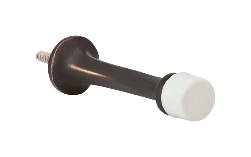 3-3/16 In. W X 7/8 In. L Aluminum Oil Rubbed Bronze Door Stop