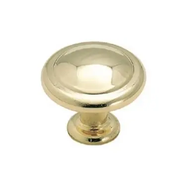 Bp13873 1-1/4-inch Polished Brass Reflections Round Cabinet Knob