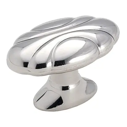 1-1/2-inch Polished Chrome Radiance Oval Cabinet Knob Bp139626