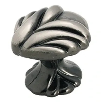 Expressions 1-3/8-inch Pewter Round Cabinet Knob - Model Bp1475-pwt