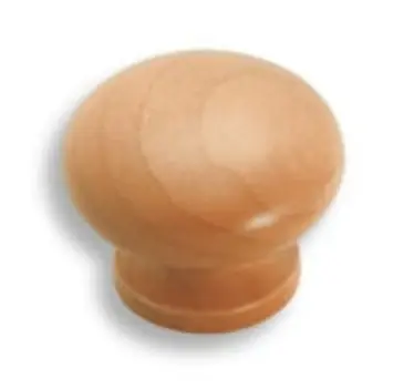Bp880ma2 Spice Maple 1-1/2 Inch Round Mushroom Cabinet Knob - Allison Value Collection