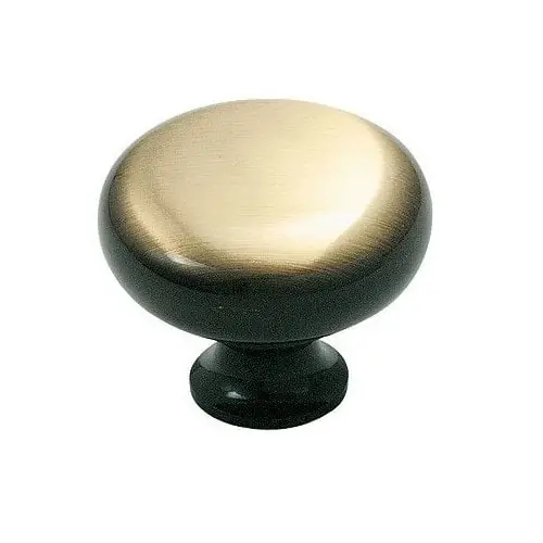 Bp771ae Antique Brass 1.25 Inch Diameter Mushroom Cabinet Knob - Traditional Classics