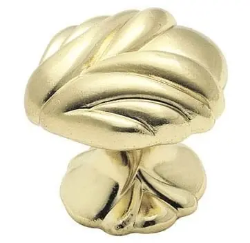 Expressions 1-3/8-inch Brushed Brass Round Cabinet Knob Bp1475o74
