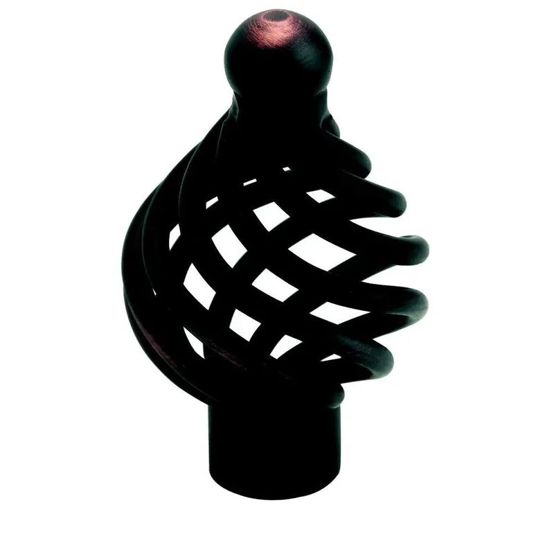 1.34-Inch Bronze Bird Cage Cabinet Knob