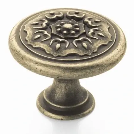 Bp27030r2 Sundara Weathered Brass Mushroom Cabinet Knob, 1-1/4 Inch Diameter