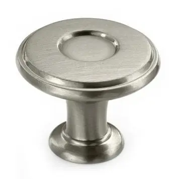 Porter 1-1/4-inch Satin Nickel Round Cabinet Knob Bp27026g10