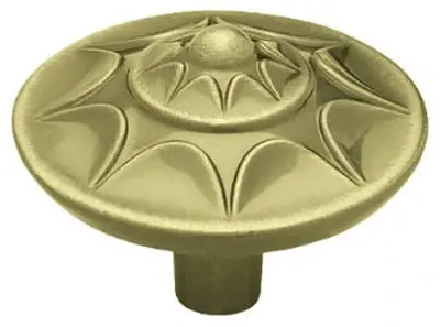Liberty Antique Brass 1-3/8" Starburst Knob, 2-Pack, P780A0L-AB-U