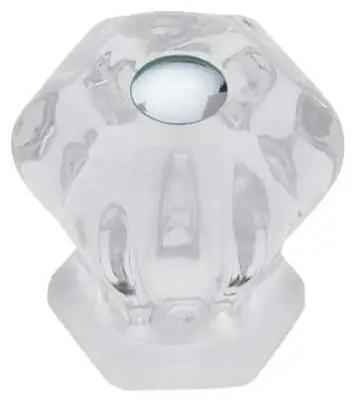 Clear Victorian Glass Cabinet Knobs, 2-Pk.