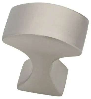 Liberty Hardware P15093L-SN-U 2 Pack Satin Nickel Decca Knob - 25 Mm.