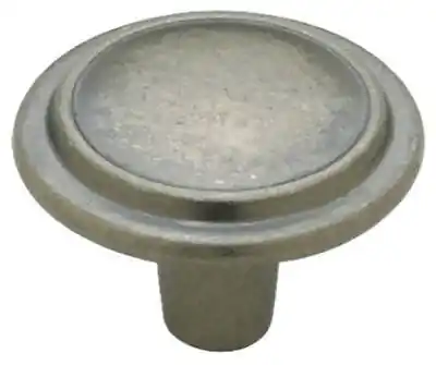 P40052L-AI-U 1.25 In. Antique Iron Top Knob, 2 Pack