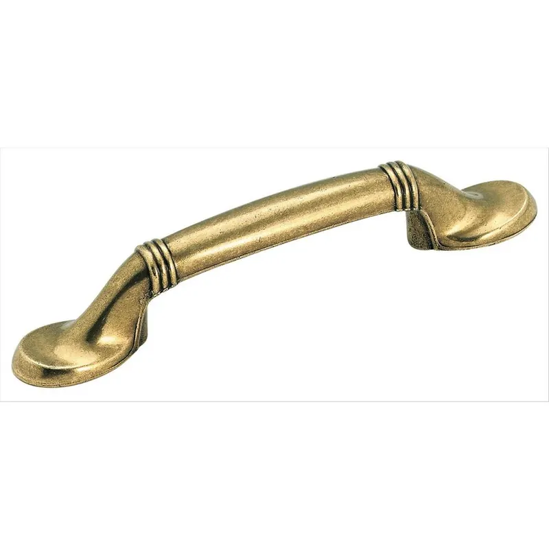 Bp1300o77 Burnished Brass Cabinet Pull, 5-5/16 In L X 3/4 In W