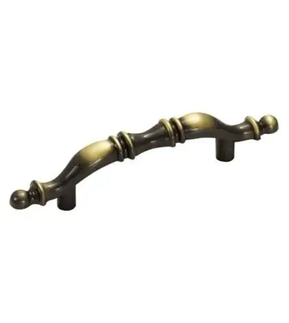 Bp3470ae Antique Brass 3" Center Handle Style Cabinet Pull - Allison Value Collection