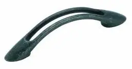 Essential‘z 3-inch Center-to-center Wrought Iron Dark Cabinet Pull