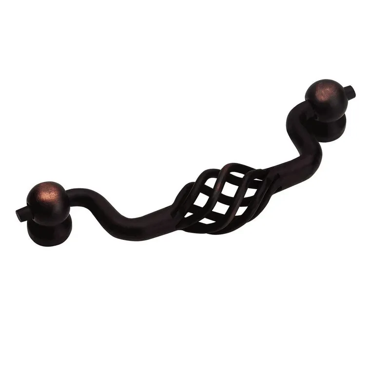 3.78-In. Bronze Bird Cage Cabinet Pull