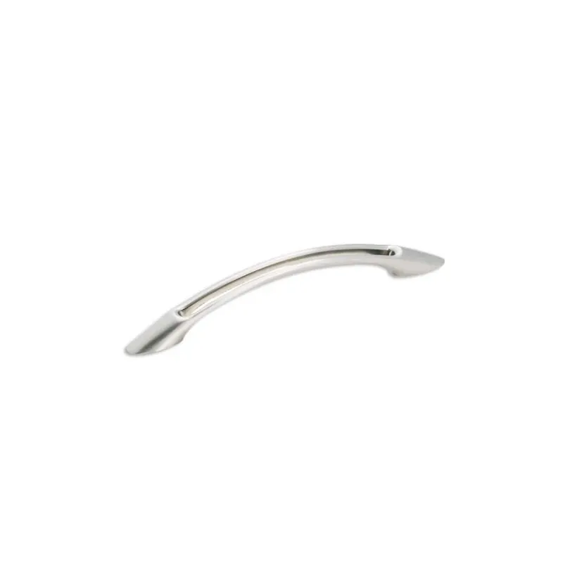 Essential‘z 128mm Satin Nickel Open Arch Cabinet Drawer Pull