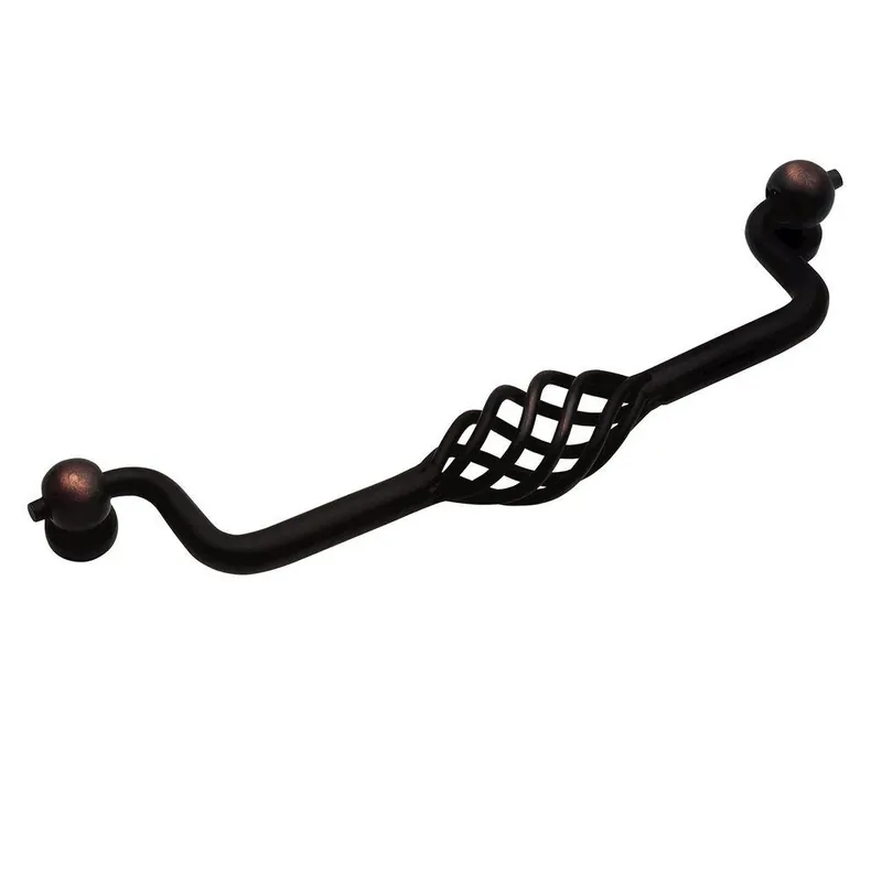 Village Classics 160mm Oil Rubbed Bronze Rectangular Bar Cabinet Pull